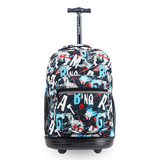 Sunrise Rolling Backpack (18 Inch) in Graffiti - JWorldstore