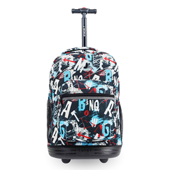 Sunrise Rolling Backpack (18 Inch) in Graffiti - JWorldstore
