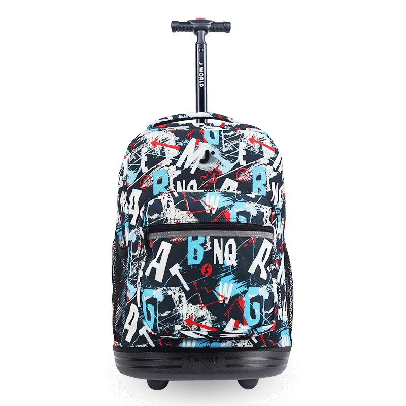 Sunrise Rolling Backpack (18 Inch) in Graffiti - JWorldstore