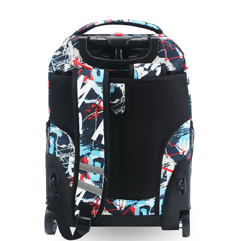 Sunrise Rolling Backpack (18 Inch) in Graffiti - JWorldstore