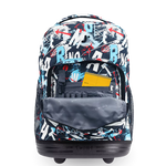 Sunrise Rolling Backpack (18 Inch) in Graffiti - JWorldstore