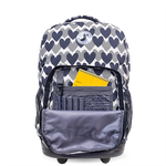 Sunrise Rolling Backpack (18 Inch) in Heart Dot - JWorldstore