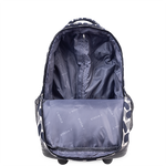 Sunrise Rolling Backpack (18 Inch) in Heart Dot - JWorldstore