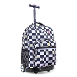 Sunrise Rolling Backpack (18 Inch) in Icon Checkers - JWorldstore
