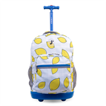 Sunrise Rolling Backpack (18 Inch) in Lemona - Final Sale - JWorldstore