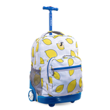 Sunrise Rolling Backpack (18 Inch) in Lemona - Final Sale - JWorldstore