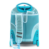 Sunrise Rolling Backpack (18 Inch) in Metallic Teal - JWorldstore