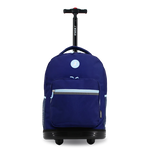 Sunrise Rolling Backpack (18 Inch) in Navy - JWorldstore