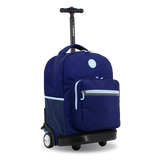 Sunrise Rolling Backpack (18 Inch) in Navy - JWorldstore