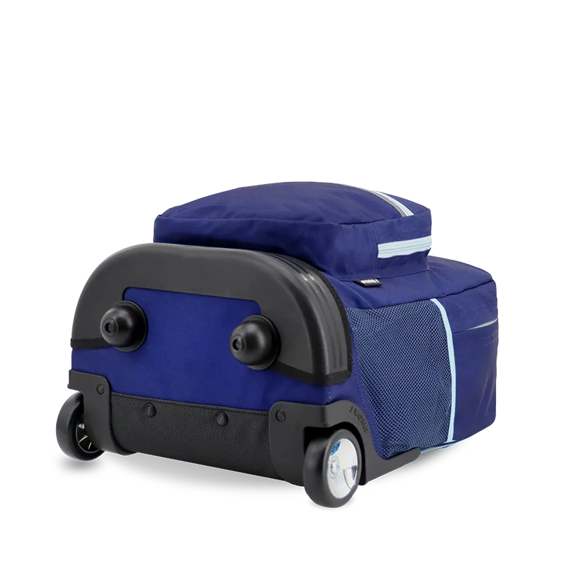 Sunrise Rolling Backpack (18 Inch) in Navy - JWorldstore