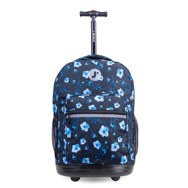 Sunrise Rolling Backpacks for Girls | Night Bloom | J World