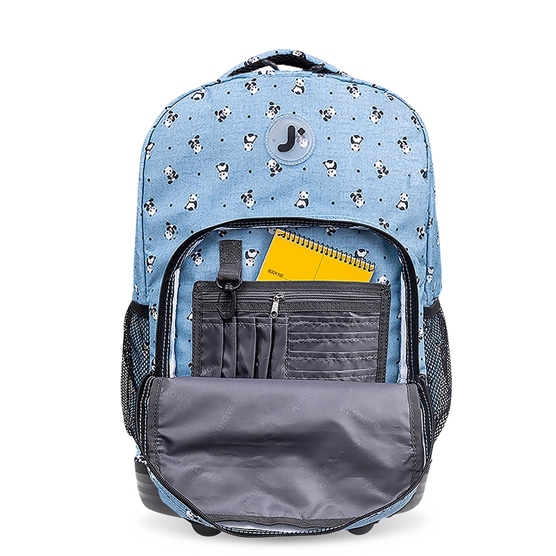 Sunrise Rolling Backpack (18 Inch) in Panda - JWorldstore
