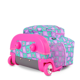 Sunrise Rolling Backpack (18 Inch) in Puffy Flower