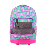 Sunrise Rolling Backpack (18 Inch) in Puffy Flower