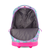 Sunrise Rolling Backpack (18 Inch) in Puffy Flower