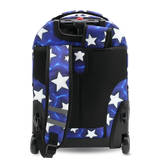 Sunrise Rolling Backpack (18 Inch) in Puffy Stars