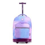 Sunrise Rolling Backpack (18 Inch) in Purple Mermaid - JWorldstore