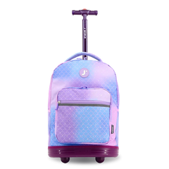 Sunrise Rolling Backpack (18 Inch) in Purple Mermaid - JWorldstore