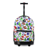 Sunrise Rolling Backpack (18 Inch) in Street Art