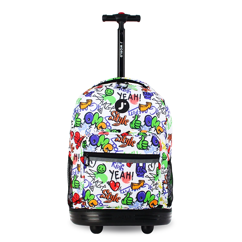 Sunrise Rolling Backpacks for School | Street Art | J World – JWorldstore