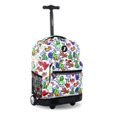 Sunrise Rolling Backpack (18 Inch) in Street Art