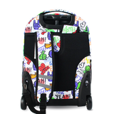 Sunrise Rolling Backpack (18 Inch) in Street Art