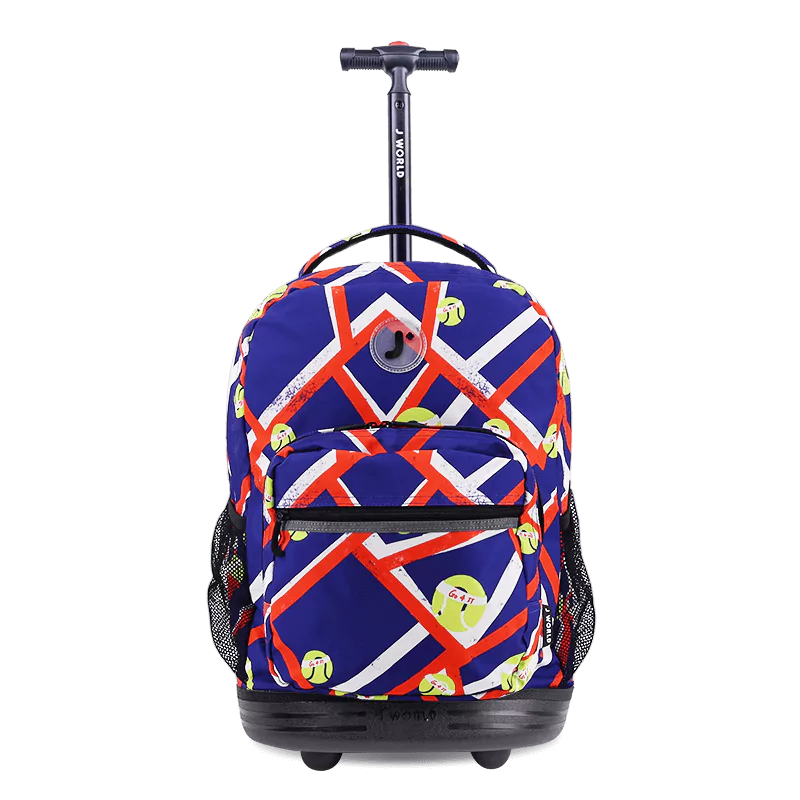 Sunrise Rolling Backpacks for School | Tennisy | J World – JWorldstore
