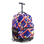 Sunrise Rolling Backpack (18 Inch) in Tennisy - JWorldstore