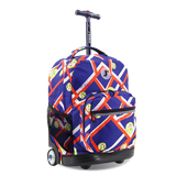 Sunrise Rolling Backpack (18 Inch) in Tennisy - JWorldstore