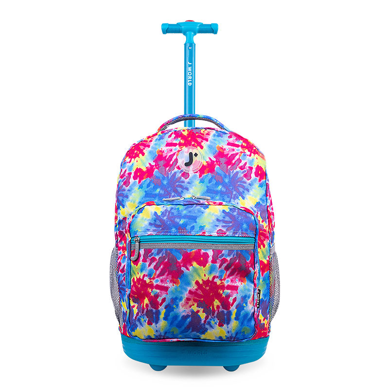 Sunrise Rolling Backpacks for School | Tie Dye | J World – JWorldstore