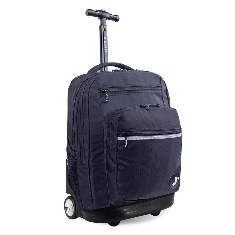 Sundance Laptop Rolling Backpack (20 Inch) in Black - JWorldstore
