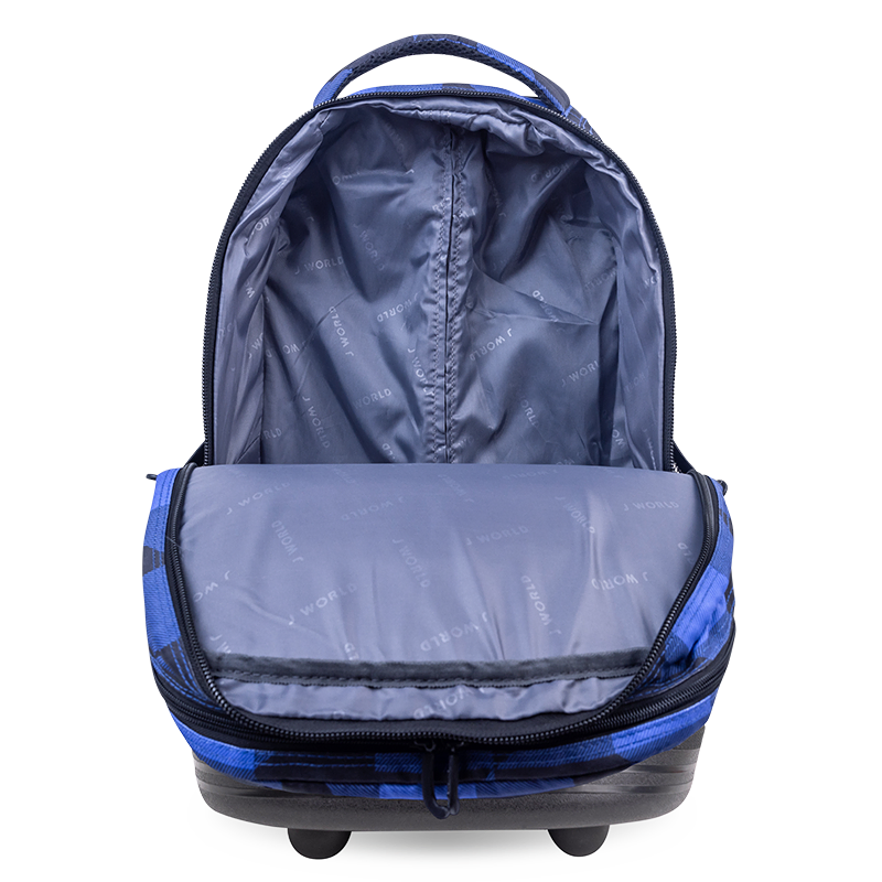 Sundance Laptop Rolling Backpack (20 Inch) in Block Navy - JWorldstore