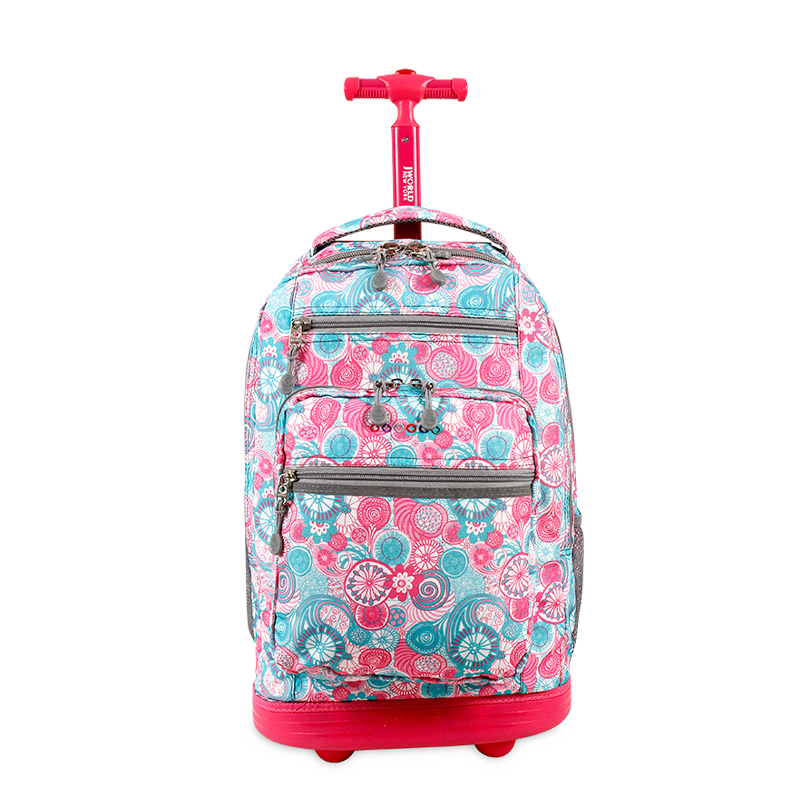 Sundance Laptop Rolling Backpack (20 Inch) in Blue Raspberry - JWorldstore