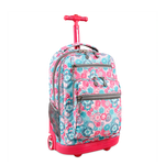 Sundance Laptop Rolling Backpack (20 Inch) in Blue Raspberry - JWorldstore