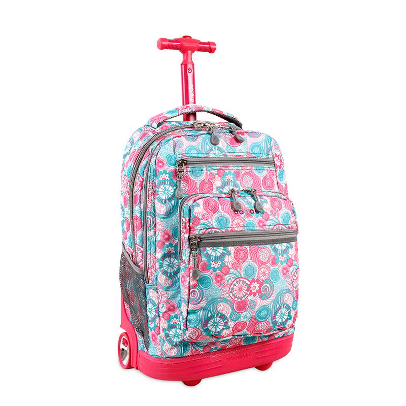 Sundance Laptop Rolling Backpack (20 Inch) in Blue Raspberry - JWorldstore
