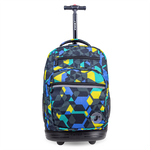 Sundance Laptop Rolling Backpack (20 Inch) in Cubes - JWorldstore