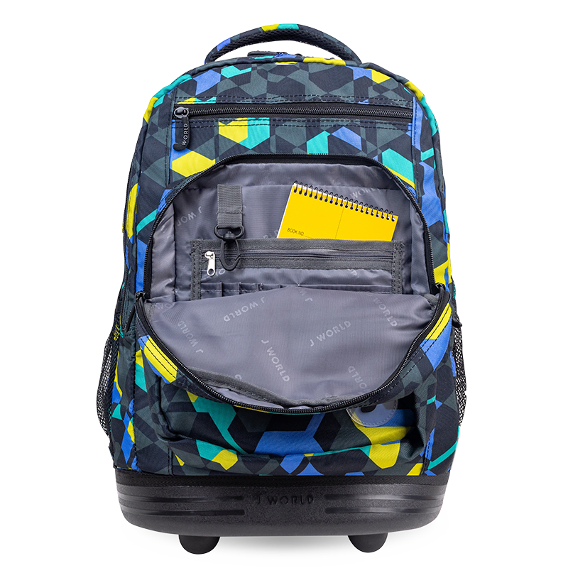 Sundance Laptop Rolling Backpack (20 Inch) in Cubes - JWorldstore