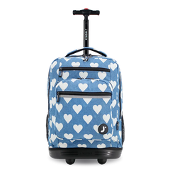 Sundance Laptop Rolling Backpack (20 Inch) in Denim Heart - JWorldstore