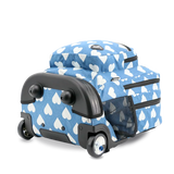 Sundance Laptop Rolling Backpack (20 Inch) in Denim Heart - JWorldstore