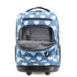 Sundance Laptop Rolling Backpack (20 Inch) in Denim Heart - JWorldstore