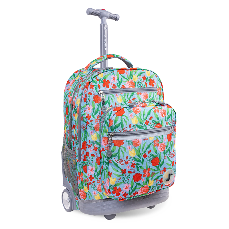 Sundance Laptop Rolling Backpack (20 Inch) in Flora - JWorldstore