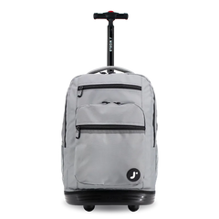 Sundance Laptop Rolling Backpack (20 Inch) in Grey - JWorldstore