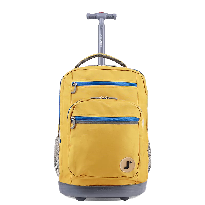 Sundance Laptop Rolling Backpack (20 Inch) in Kumquat - JWorldstore