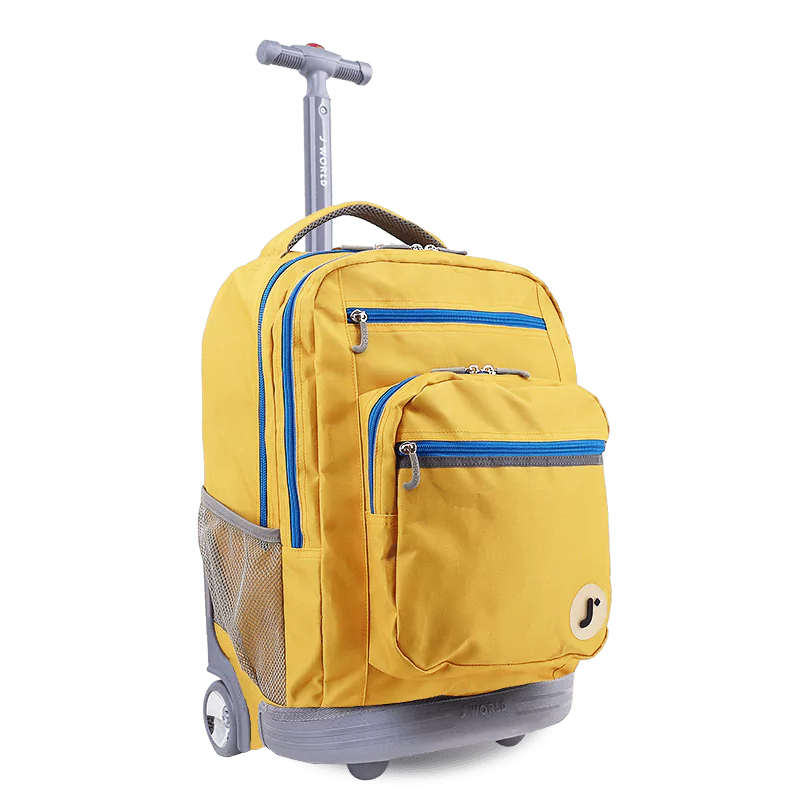 Sundance Laptop Rolling Backpack (20 Inch) in Kumquat - JWorldstore