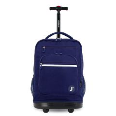Sundance Laptop Rolling Backpack (20 Inch) in Navy - JWorldstore