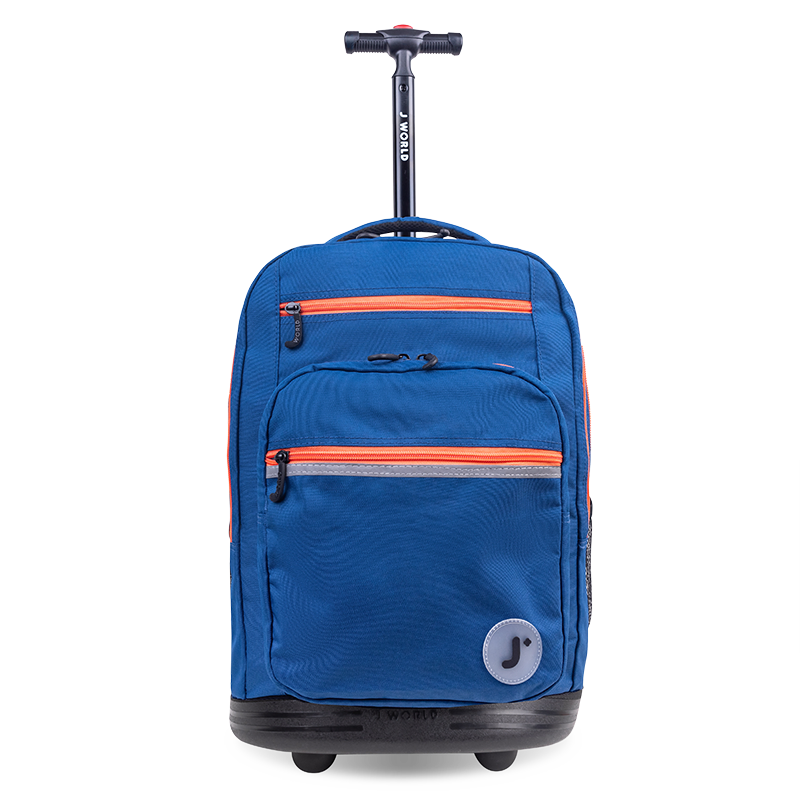 Sundance Laptop Rolling Backpack (20 Inch) in Navy - JWorldstore