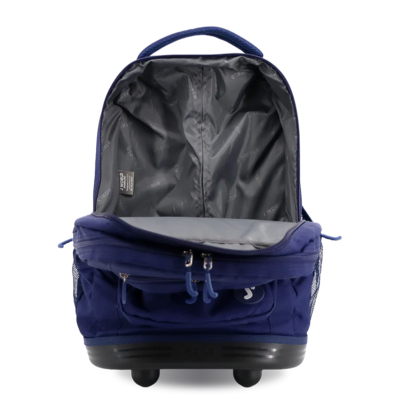 Sundance Laptop Rolling Backpack (20 Inch) in Navy - JWorldstore