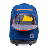 Sundance Laptop Rolling Backpack (20 Inch) in Navy - JWorldstore