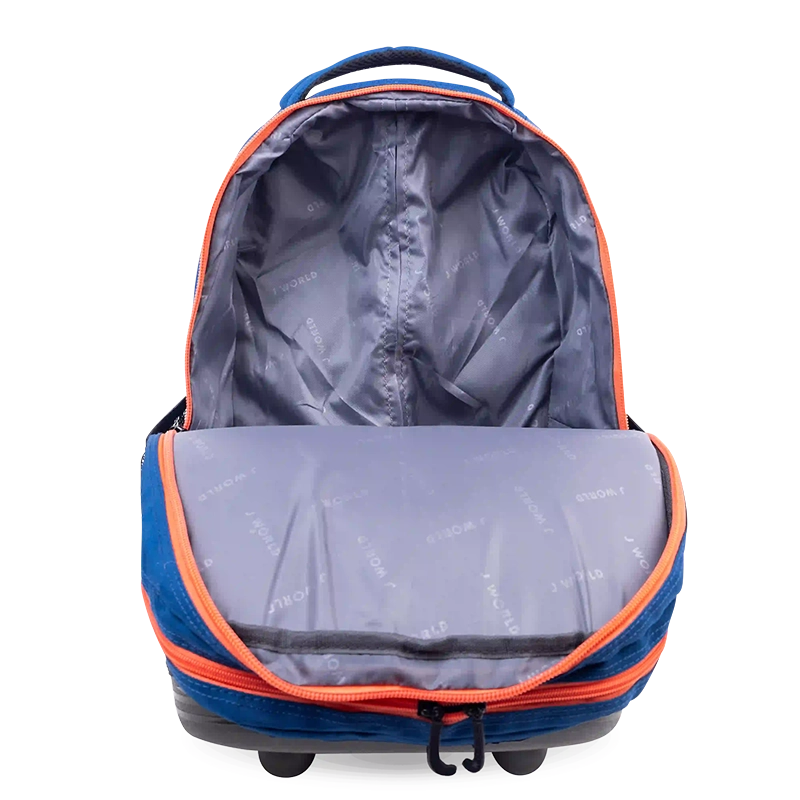 Sundance Laptop Rolling Backpack (20 Inch) in Navy - JWorldstore