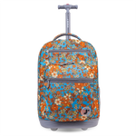 Sundance Laptop Rolling Backpack (20 Inch) in Retro Bloom - JWorldstore